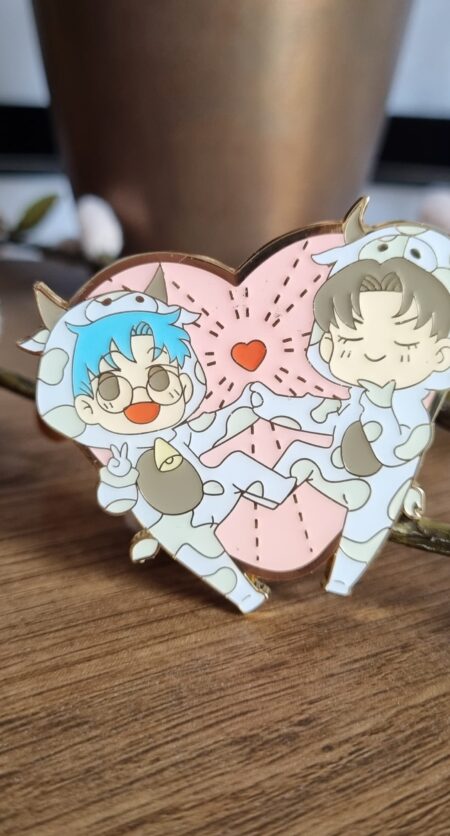 Enamel Pin - Couple Lin Hang & Qiu Tian