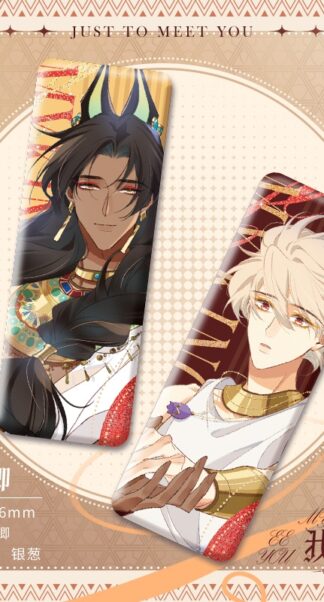 See you my King - 2er Badge Glitzer eckig