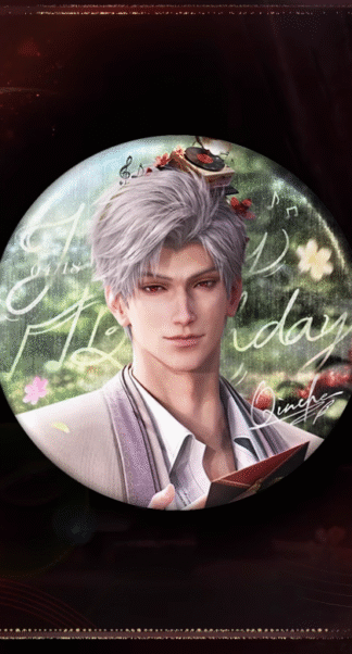 Love & Deepspace Birthday Edition Sylus - Button No. 2 mit Special Effect