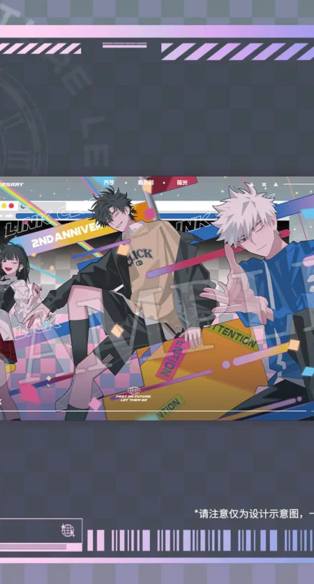 Link Click - Schreibtischunterlage